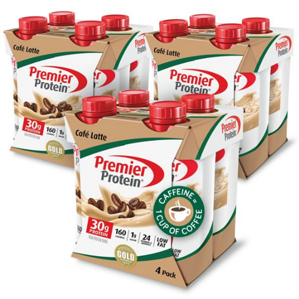Premier Protein, Cafe Latte Shake, 11 oz. (12 Count)