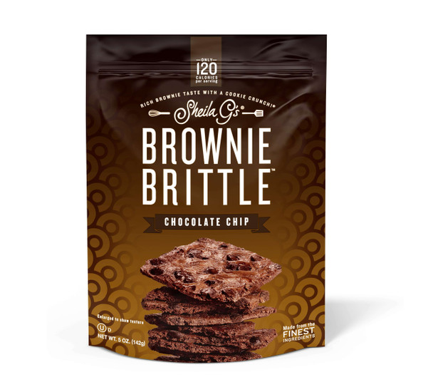 Sheila G's, Chocolate Chip Brownie Brittle, 5 oz. (12 Count)