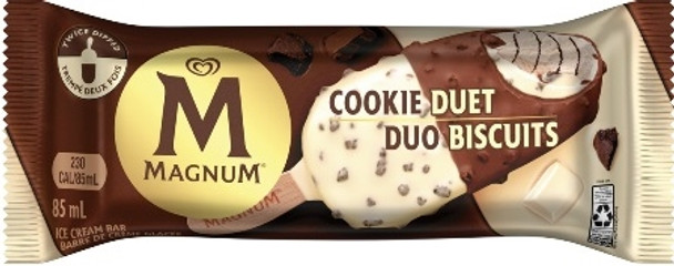 Magnum, Cookie Duet Ice Cream Bar, 2.87 oz. Bar (12 Count)