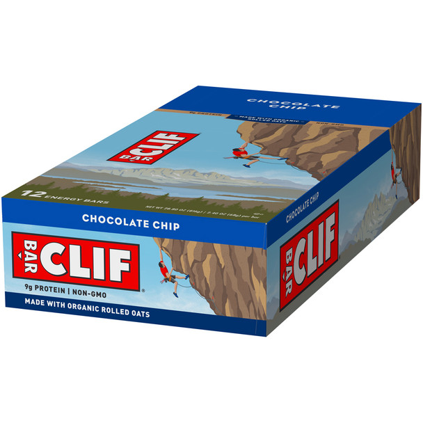 CLIF Bar, Chocolate Chip, 2.4 oz. (12 Count)