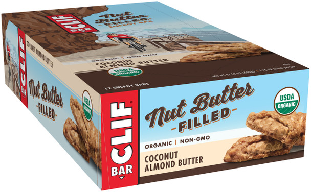 CLIF Nut Butter Filled, Coconut Almond Butter, 1.76 oz. Bar (12 Count)