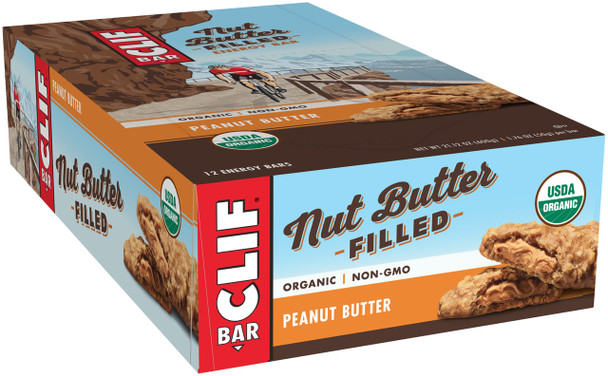 CLIF Nut Butter Filled, Peanut Butter, 1.76 oz. Bar (12 Count)