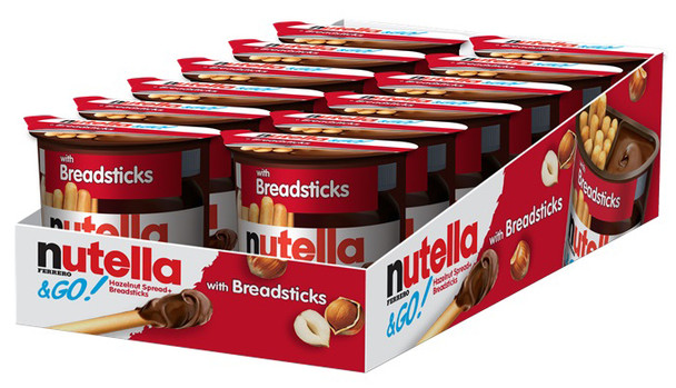 Nutella & Go Packs with Breadsticks, 1.8 oz. Packs (12 Count)