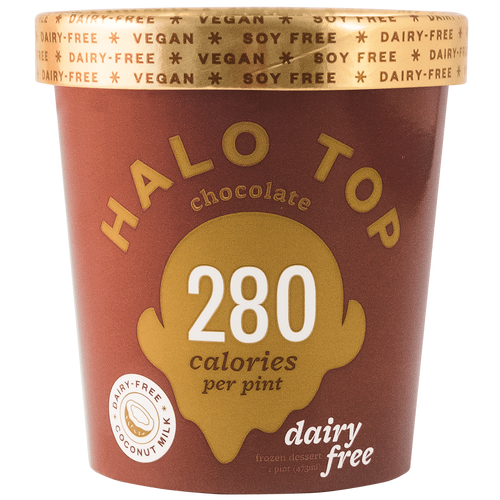 Halo Top, NONDAIRY Chocolate Ice Cream, Pint (1 Count) RocketDSD