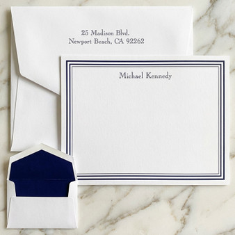 Colony Personalized Flat Cards - Raised Ink Stationery - EG8075 - StationeryXpress.com