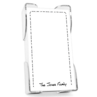 260 Family Arch List Personalized Memos - Optional Acrylic Holder (EG2131)