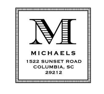 Michaels Personalized Self-Inking Address Stamp (TD7204) Michaels Personalized Self-Inking Address Stamp (TD7204)