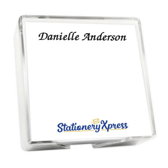 Your Logo Custom Memo Square with Holder - 275 Sheets (EG9022) Your Logo Custom Memo Square with Holder - 275 Sheets (EG9022)