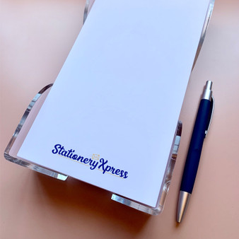 Your Logo Custom List Notepad with Holder - 260 Sheets