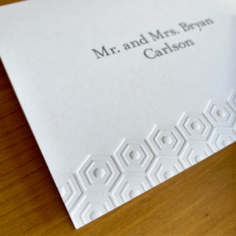 Honey Fold Notes - Raised Ink - Embossed Pattern EG7445 | StationeryXpress Honey Fold Notes - Raised Ink - Embossed Pattern EG7445 | StationeryXpress