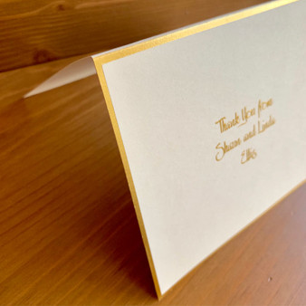 Gold Foil Outline Fold Notes - Raised Ink Text - Foil-Pressed Border - EG7449 | StationeryXpress Gold Foil Outline Fold Notes - Raised Ink Text - Foil-Pressed Border - EG7449 | StationeryXpress