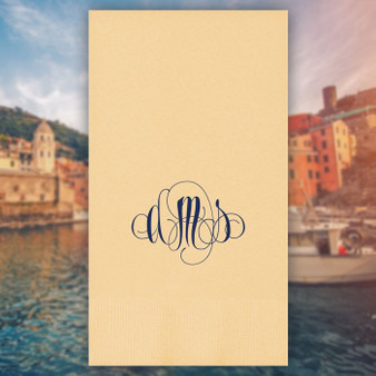 Siena Monogrammed Personalized Guest Towels - Foil Pressed - 100/Set - StationeryXpress.com Siena Monogrammed Personalized Guest Towels - Foil Pressed - 100/Set - StationeryXpress.com