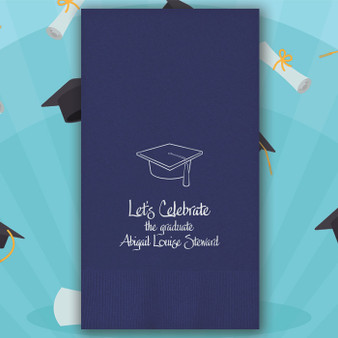 Graduation Personalized Guest Towels - Foil Pressed - 100/Set - StationeryXpress.com  Graduation Personalized Guest Towels - Foil Pressed - 100/Set - StationeryXpress.com