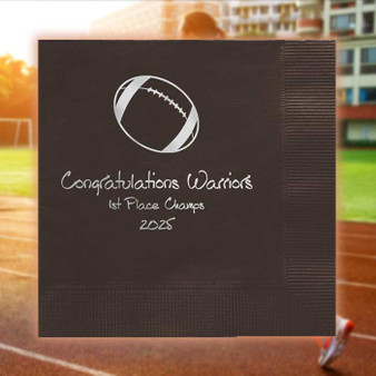 Athlete Personalized Napkins - Foil Pressed - 100/Set - StationeryXpress.com Athlete Personalized Napkins - Foil Pressed - 100/Set - StationeryXpress.com