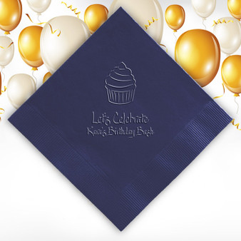 Birthday Party Personalized Napkins - Embossed - 100/Set - StationeryXpress.com Birthday Party Personalized Napkins - Embossed - 100/Set - StationeryXpress.com