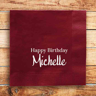 Declaration Personalized Napkins - Foil Pressed - 100/Set - StationeryXpress.com Declaration Personalized Napkins - Foil Pressed - 100/Set - StationeryXpress.com