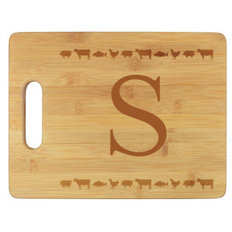 The Farm Personalized Cutting Board - Engraved (EG4025)