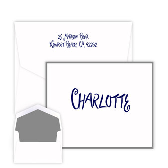 Kids Personalized Folded Font Note - Raised Ink - Kids Personalized Stationery EG5311 | StationeryXpress.com Kids Personalized Folded Font Note - Raised Ink - Kids Personalized Stationery EG5311 | StationeryXpress.com