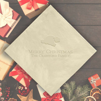 Christmas Personalized Napkins - Embossed - 100/Set - StationeryXpress.com Christmas Personalized Napkins - Embossed - 100/Set - StationeryXpress.com