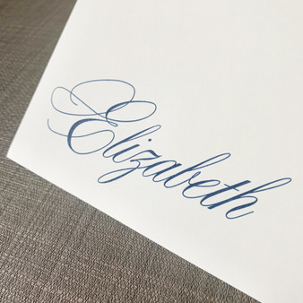 Oversized Impact Fold Notes - Raised Ink Stationery (EG4276-O) - Close Up Oversized Impact Fold Notes - Raised Ink Stationery (EG4276-O) - Close Up