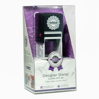 Big Heart Wedding Stamp  Self-Inking Personalized Stamps