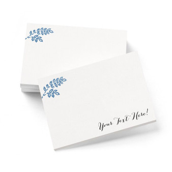 Side Blue Leaf Personalized Post-It Notes CC1009 | StationeryXpress Side Blue Leaf Personalized Post-It Notes CC1009 | StationeryXpress
