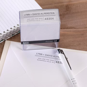 The Alperstein Personalized Self-Inking Address Stamp | 10,000+ impressions (CC1036)