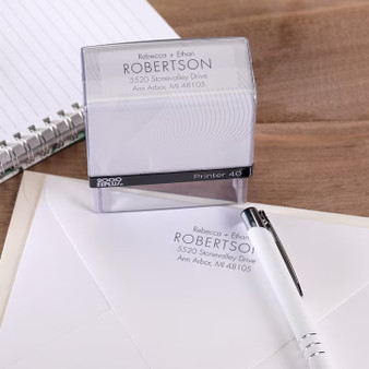 The Robertson Personalized Self-Inking Address Stamp | 10,000+ impressions (CC1037) stationeryxpress.com The Robertson Personalized Self-Inking Address Stamp | 10,000+ impressions (CC1037) stationeryxpress.com