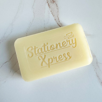 Your Logo Personalized Soap - Engraved - Organic Triple Milled French Soap | Set of 5 Soaps (EG4032)