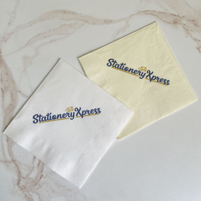 Make an Impression at Your Next Event/Wedding with Our Custom Cocktail Napkins!