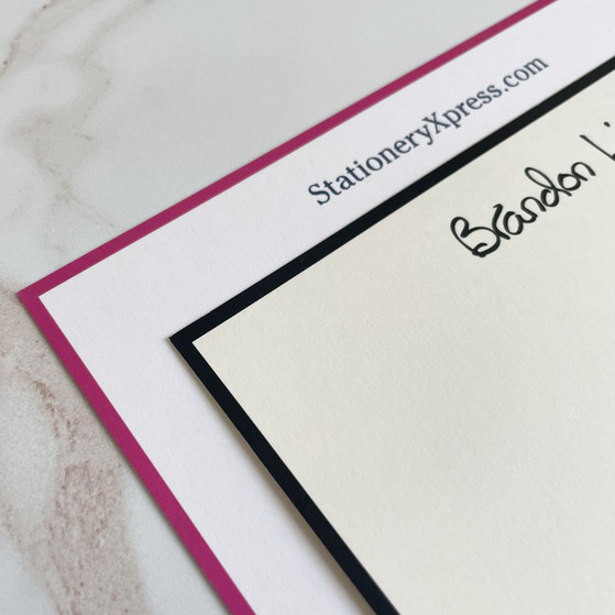 Premium Xpress Flat Cards Raised Ink Stationery EG7099 StationeryXpress