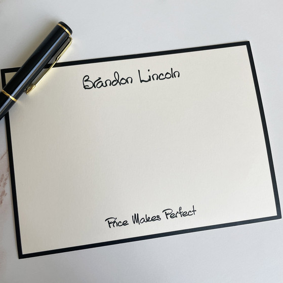Premium Xpress Flat Cards Raised Ink Stationery EG7099 StationeryXpress