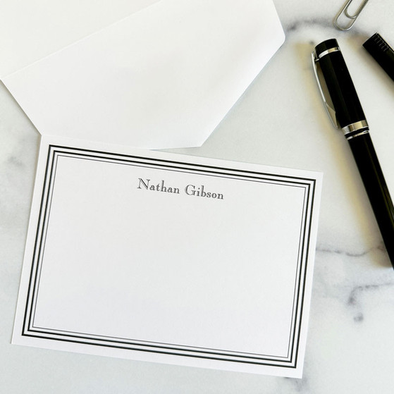 Colony Personalized Stationery Flat Cards - Flat Ink - StationeryXpress.com