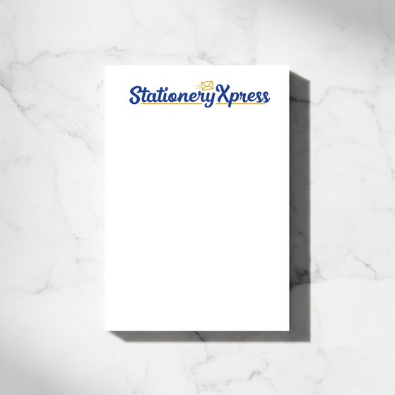 Your Logo Custom Notepad 5" x 8" - Min 20 Sets | 100 Sheets Per Notepad, Padded Top (EG8024) 