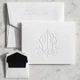 Formal Monogrammed Fold Notes - Embossed Stationery EG1100 StationeryXpress