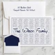 Family Pride Tony Oversized Fold Notes - Raised Ink Stationery (EG4260) - Example 1