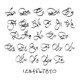 Oversized Tony Fold Notes - Lettering Style Oversized Tony Fold Notes - Lettering Style