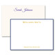 Professional Personalized Flat Cards - Raised Ink Stationery - Optional Border - Made In The USA Professional Personalized Flat Cards - Raised Ink Stationery - Optional Border - Made In The USA