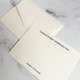 Professional Personalized Flat Cards - Raised Ink Stationery - EG7098 - Example Font L70