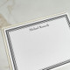 Colony Personalized Flat Cards at StationeryXpress - White vs ivory paper