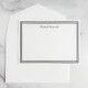 Colony Personalized Flat Cards - Raised Ink Stationery Flat Cards - EG8075 - StationeryXpress.com
(Shown on white paper with black raised ink and matching blank envelopes)