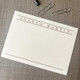Caslon Design Personalized Flat Cards - Raised Ink Stationery (EG8085) - Live Sample