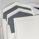 Xpress Personalized Flat Cards Close Up - 100 Piece Set - Embossed Stationery - Shown with Slate Envelope Liners Xpress Personalized Flat Cards Close Up - 100 Piece Set - Embossed Stationery - Shown with Slate Envelope Liners