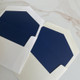 White and Ivory Envelopes with Navy Envelope Liners at StationeryXpress.com White and Ivory Envelopes with Navy Envelope Liners at StationeryXpress.com
