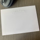 Personalized Script Flat Cards - Embossed Stationery - Optional Border Color (EG7061) - Close Up