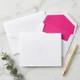 Single Initial & Embossed Name Fold Notes - Embossed Stationery | EG7081 Lifestyle Photo