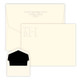 Three-Letter Monogrammed Initial Flat Cards - Embossed Stationery (EG2014) Three-Letter Monogrammed Initial Flat Cards - Embossed Stationery (EG2014)