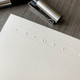 Four Seasons Premium Flat or Fold Notes - Embossed Stationery (EG9017) - Close Up