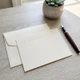 Four Seasons Premium Flat or Fold Notes - Embossed Stationery (EG9017) (Pen Not Included)
