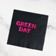 Your Logo Cocktail or Beverage Napkins - Fully Custom Foil Stamped Napkins - StationeryXpress
(Black Napkins with Hot Pink Foil)